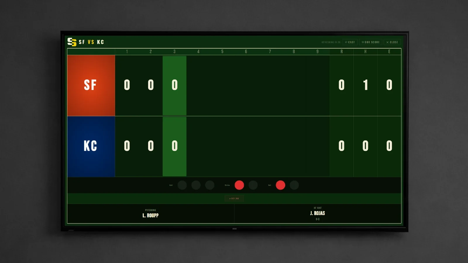 Vintage ScreenScore mockup